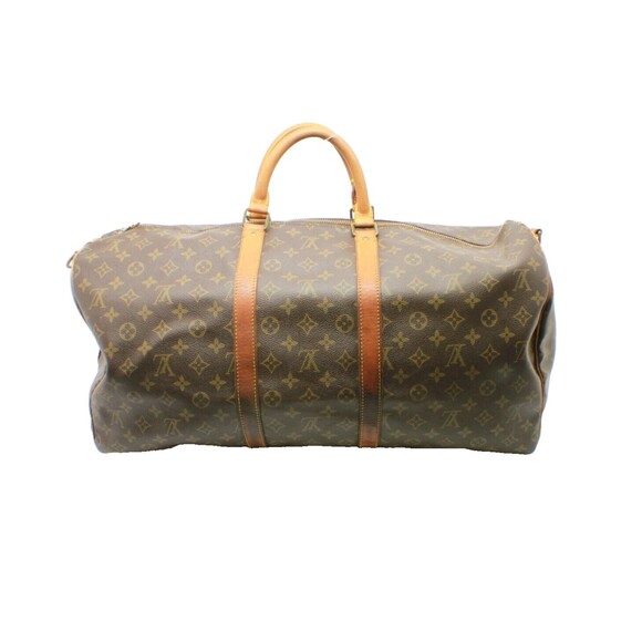 🔥 LOUIS VUITTON Monogram Keepall Bandouliere 55 Boston Bag M41414 LV 55219 🔥 - Picture 3 of 12